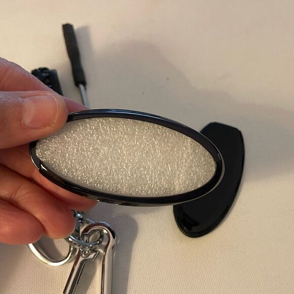 Nissan Logo Key Fob Keychain in Black Leather and Key Fob Cover in Black NWT - Picture 6 of 7